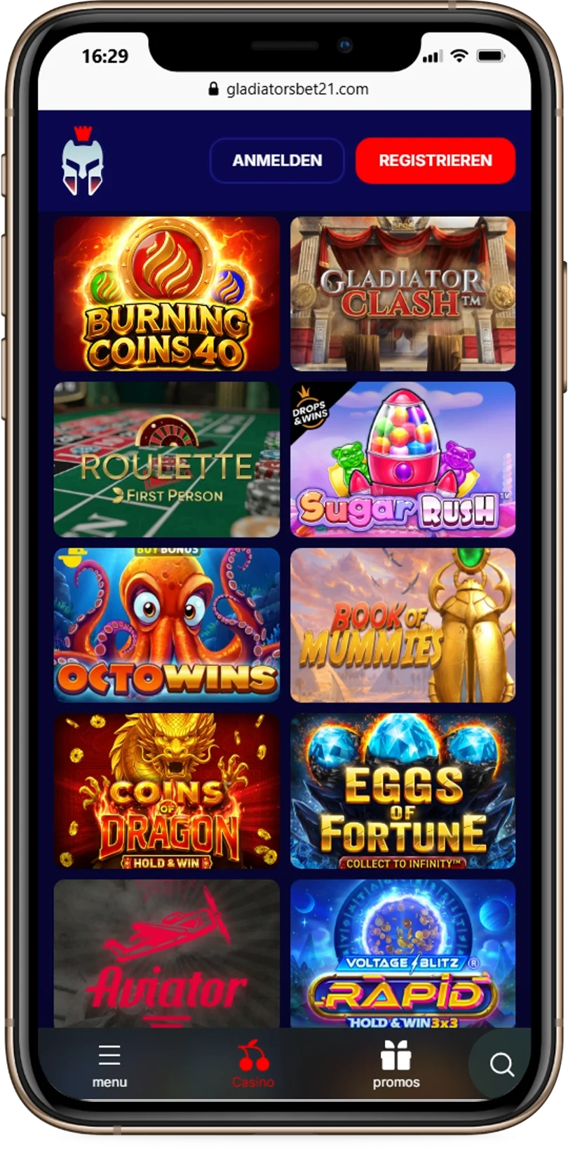 Gladiatorsbet Mobile