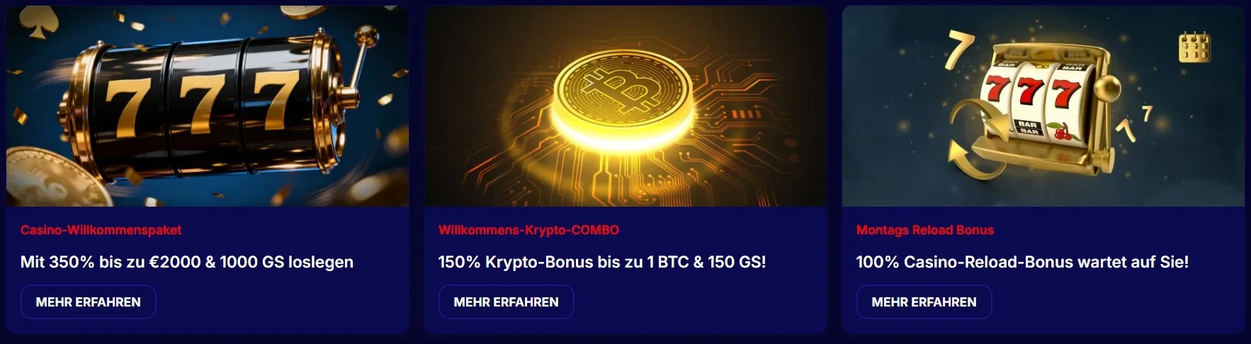 Casino-Willkommenspaket